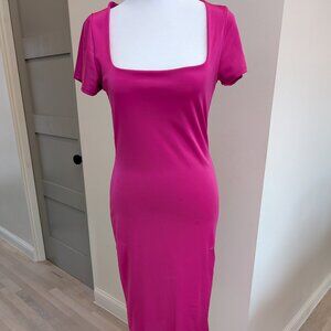 GAZE Pink Bodycon Dress Sz. M